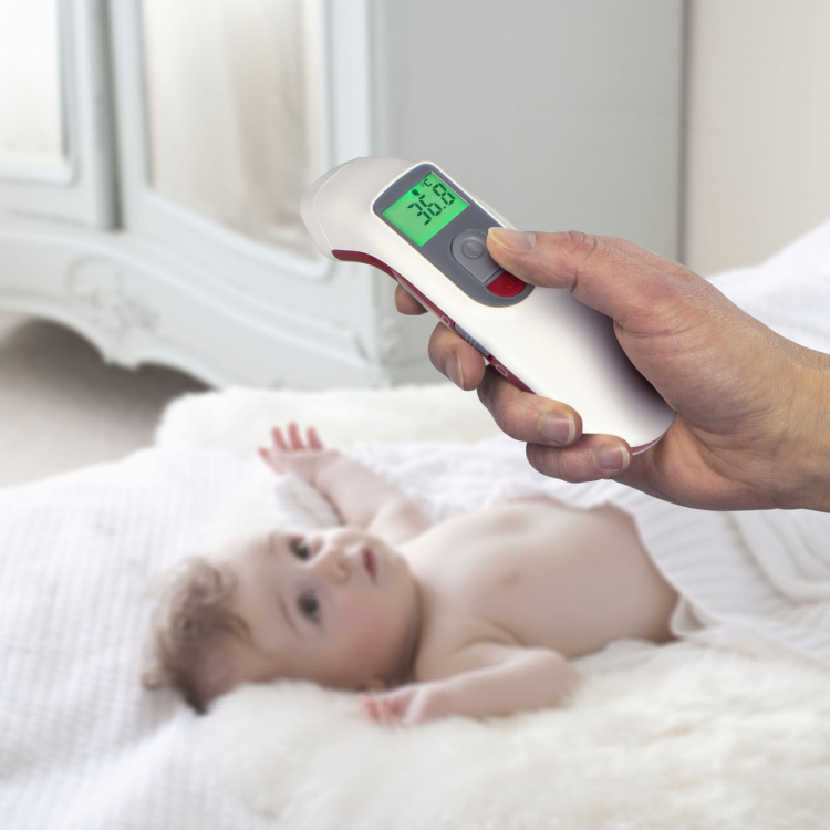 Alecto Panntermometer infraröd Vit