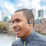 Lenco Bluetooth® vattentäta sporthörlurar med 8 GB MP3-spelare Svart