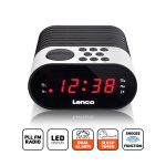 Lenco Klockradio Vit
