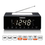 Lenco Klockradio med nattlampa