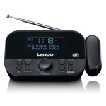 Lenco DAB+, FM-klockradio med projektion Lenco DAB+, FM-klockradio med projektion