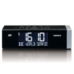 Lenco DAB+ FM-klockradio med Bluetooth Lenco DAB+ FM-klockradio med Bluetooth