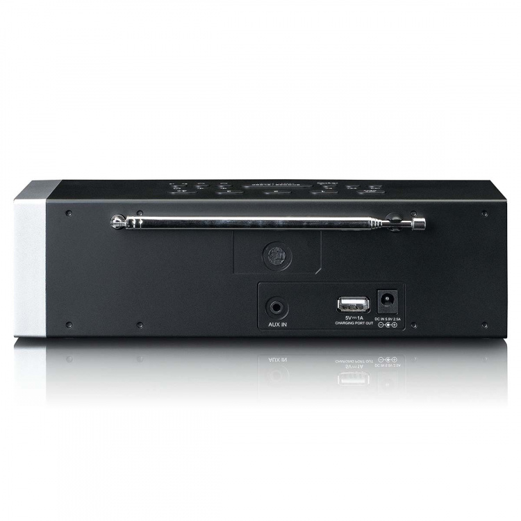 Lenco DAB+ FM-klockradio med Bluetooth Lenco DAB+ FM-klockradio med Bluetooth