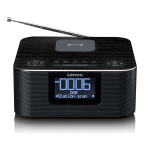 Lenco Stereoklockradio med DAB+ FM Bluetooth® trådlös laddning Lenco Stereoklockradio med DAB+ FM Bluetooth® trådlös laddning