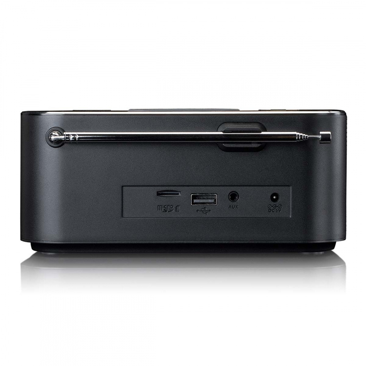 Lenco Stereoklockradio med DAB+ FM Bluetooth® trådlös laddning Lenco Stereoklockradio med DAB+ FM Bluetooth® trådlös laddning