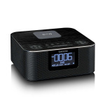 Lenco Stereoklockradio med DAB+ FM Bluetooth® trådlös laddning Lenco Stereoklockradio med DAB+ FM Bluetooth® trådlös laddning