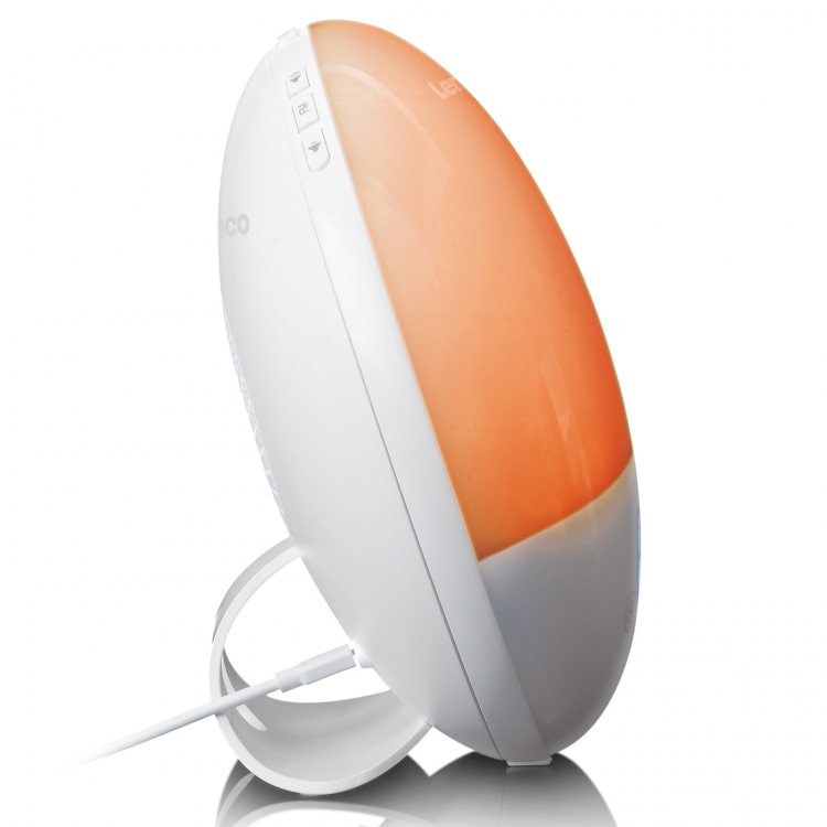 Lenco Smart klockradio med väckningsljus Multi colour Lenco Smart klockradio med väckningsljus Multi colour