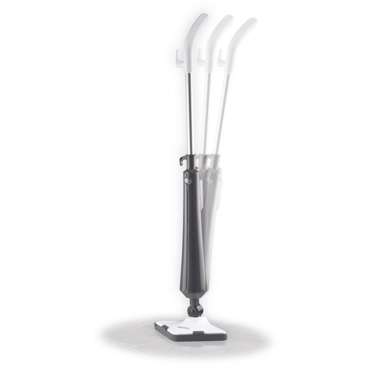 Montiss Steam Mop Grey 350 ml med 4 m sladd och 4 tillbehör