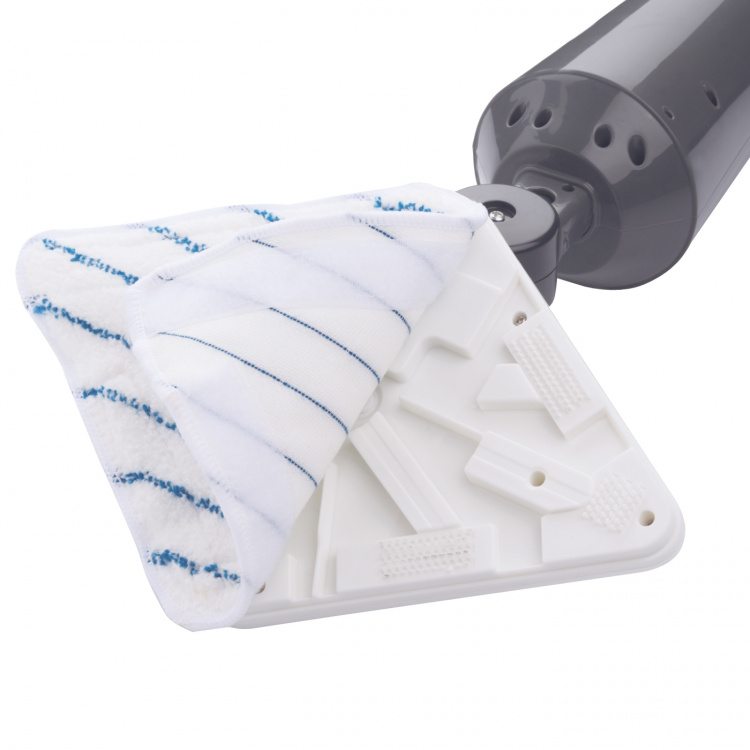 Montiss Steam Mop Grey 350 ml med 4 m sladd och 4 tillbehör