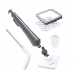 Montiss Steam Mop Grey 350 ml med 4 m sladd och 4 tillbehör