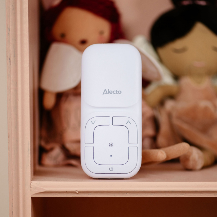 Alecto Modern Full Eco audio babyvakt med kristallklar DECT-ljudkvalitet och lång standbytid Vit Alecto Modern Full Eco audio babyvakt med kristallklar DECT-ljudkvalitet och lång standbytid Vit