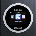 Lenco Internetradio med färgdisplay och Bluetooth® Black Lenco Internetradio med färgdisplay och Bluetooth® Black