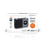 Lenco Internetradio med färgdisplay och Bluetooth® Black Lenco Internetradio med färgdisplay och Bluetooth® Black