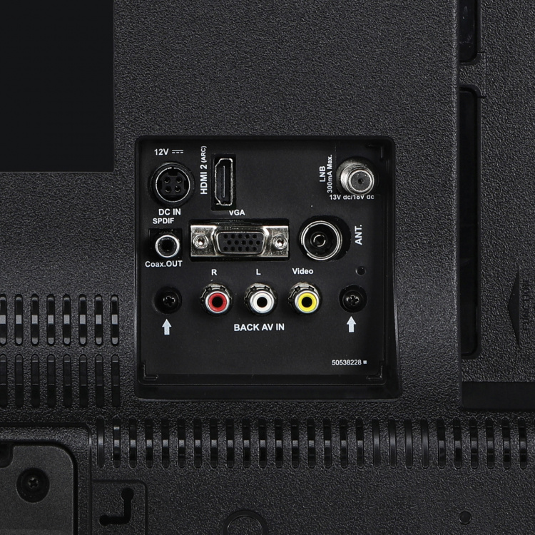 Lenco 24 tums Smart HD LED TV Bluetooth® DVD-spelare 12V Svart