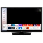 Lenco 24 tums Smart HD LED TV Bluetooth® DVD-spelare 12V Svart