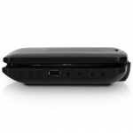 Lenco 9 tums bärbar DVD ny design med fäste Svart Lenco 9 tums bärbar DVD ny design med fäste Svart