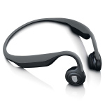Lenco Bone Conduction Bluetooth-hörlurar Svart