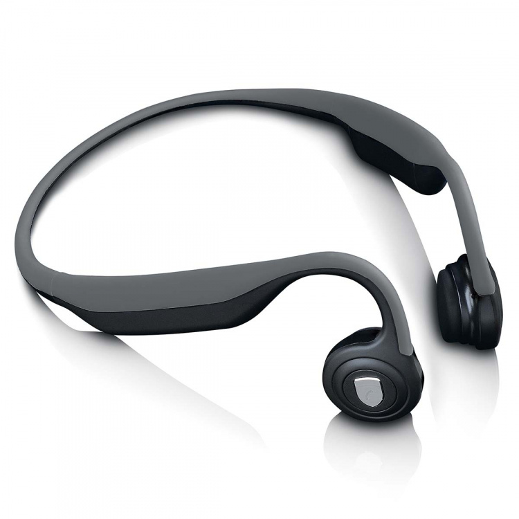 Lenco Bone Conduction Bluetooth-hörlurar Svart