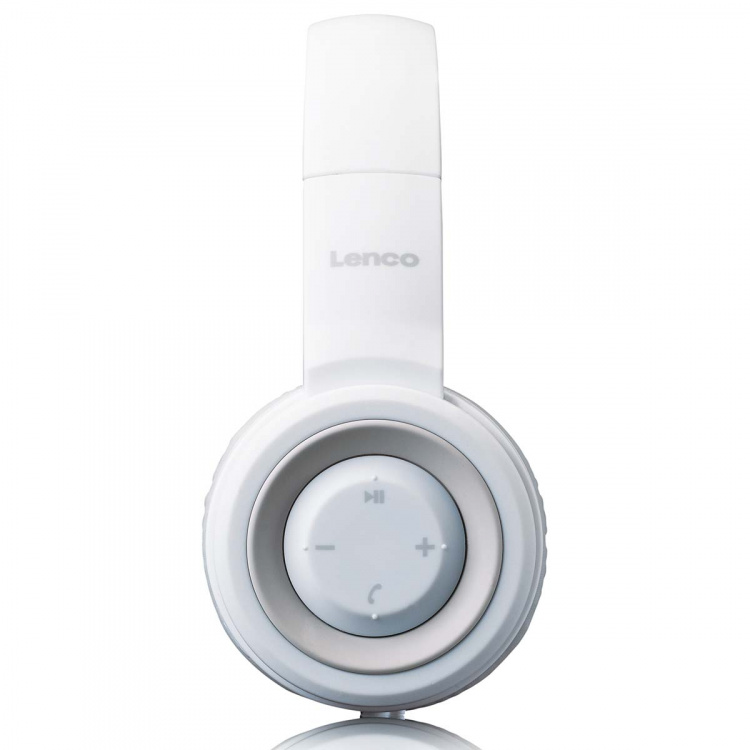 Lenco Bluetooth® stänkskyddade hörlurar Vit