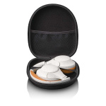 Lenco Trådlösa Bluetooth®-hörlurar med aktiv brusreducering och inbyggda mikrofoner Grå / Vit Lenco Trådlösa Bluetooth®-hörlurar med aktiv brusreducering och inbyggda mikrofoner Grå / Vit