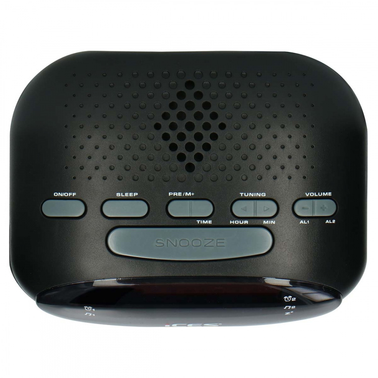 ICES Klockradio Svart ICES Klockradio Svart