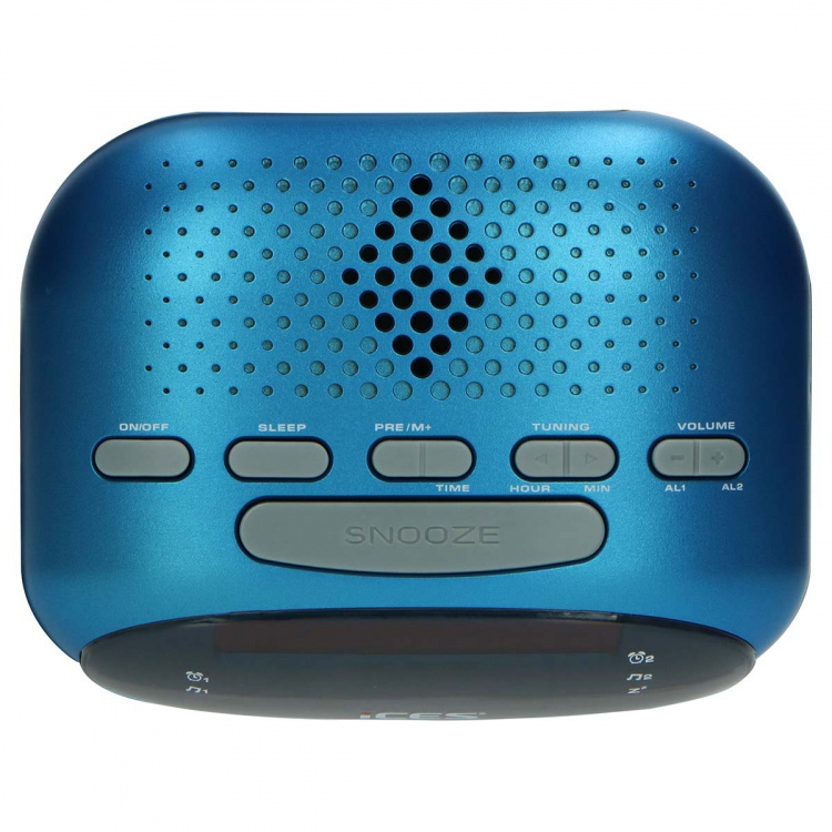 ICES Klockradio Blå ICES Klockradio Blå