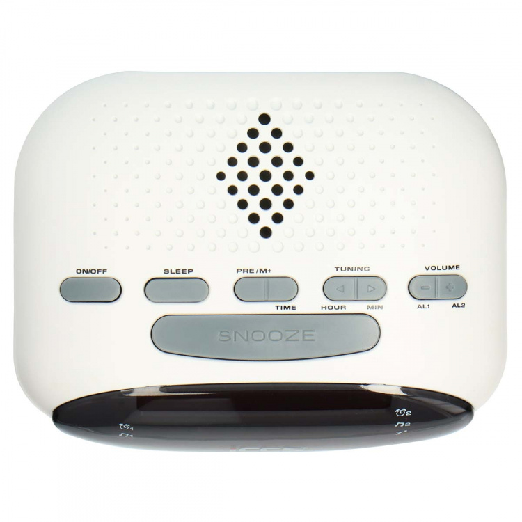 ICES Klockradio Vit ICES Klockradio Vit