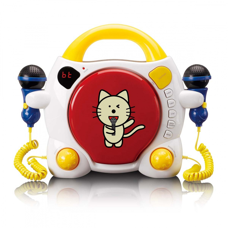 Lenco Bärbar karaoke-CD-spelare med Bluetooth® för barn Flerfärgad