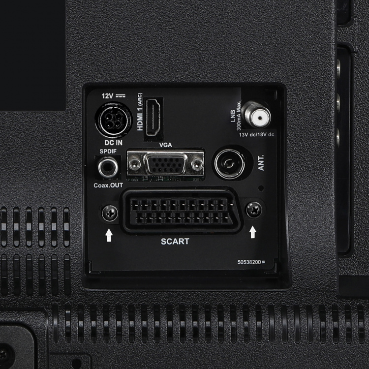 Lenco 24 tums HD LED-TV med DVB-T2 DVB-C DVB-S2 12V Svart Lenco 24 tums HD LED-TV med DVB-T2 DVB-C DVB-S2 12V Svart