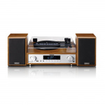 Lenco HiFi Stereoanläggning med skivspelare, DAB+/FM-radio och Bluetooth® Wood Lenco HiFi Stereoanläggning med skivspelare, DAB+/FM-radio och Bluetooth® Wood