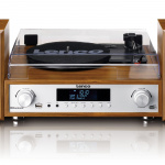 Lenco HiFi Stereoanläggning med skivspelare, DAB+/FM-radio och Bluetooth® Wood Lenco HiFi Stereoanläggning med skivspelare, DAB+/FM-radio och Bluetooth® Wood