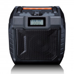 Lenco Kraftfull bärbar DAB+/FM-radio för utomhusbruk med Bluetooth® IPX5-vattentät Grå Lenco Kraftfull bärbar DAB+/FM-radio för utomhusbruk med Bluetooth® IPX5-vattentät Grå