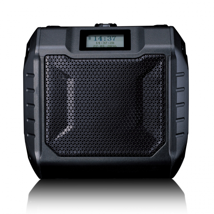 Lenco Kraftfull bärbar DAB+/FM-radio för utomhusbruk med Bluetooth® IPX5-vattentät Grå Lenco Kraftfull bärbar DAB+/FM-radio för utomhusbruk med Bluetooth® IPX5-vattentät Grå