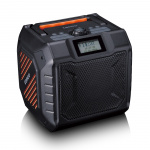 Lenco Kraftfull bärbar DAB+/FM-radio för utomhusbruk med Bluetooth® IPX5-vattentät Grå Lenco Kraftfull bärbar DAB+/FM-radio för utomhusbruk med Bluetooth® IPX5-vattentät Grå