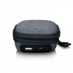 Lenco Fodral med inbyggd powerbank Grå