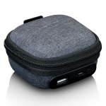 Lenco Fodral med inbyggd powerbank Grå