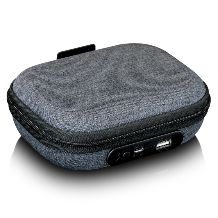 Lenco Fodral med inbyggd powerbank Grå Lenco Fodral med inbyggd powerbank Grå