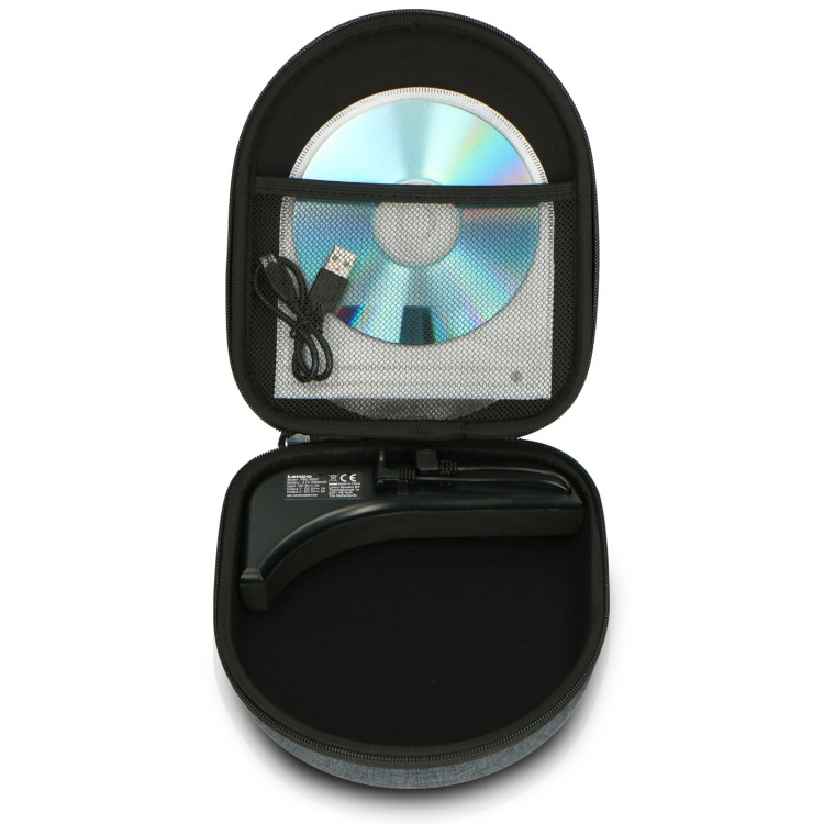 Lenco Powerbankfodral för Discman 5000mah Grå Lenco Powerbankfodral för Discman 5000mah Grå