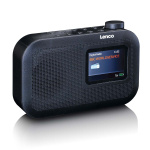 Lenco Bärbar DAB+/FM-radio med Bluetooth® färgdisplay batteri Svart Lenco Bärbar DAB+/FM-radio med Bluetooth® färgdisplay batteri Svart