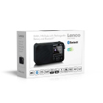 Lenco Bärbar DAB+ FM-radio med Bluetooth® 2,4
