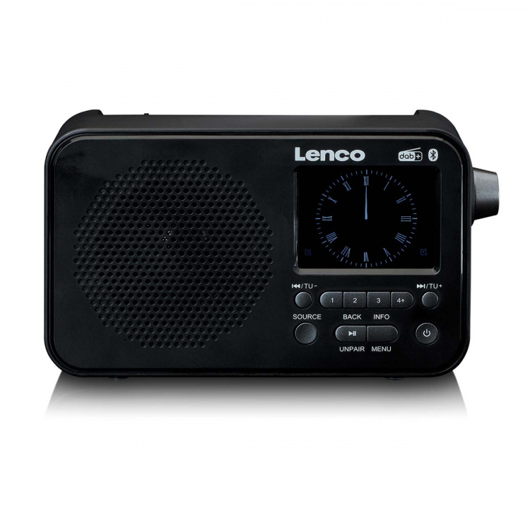 Lenco Bärbar DAB+ FM-radio med Bluetooth® 2,4