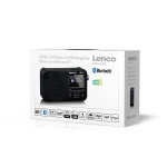 Lenco Bärbar DAB+ FM-radio med Bluetooth® 2,4