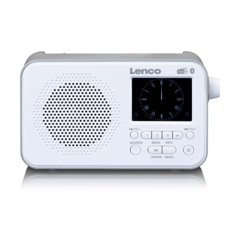 Lenco Bärbar DAB+ FM-radio med Bluetooth® 2,4