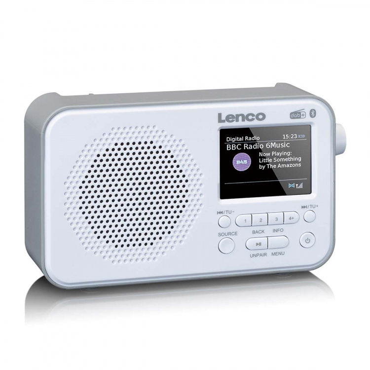 Lenco Bärbar DAB+ FM-radio med Bluetooth® 2,4