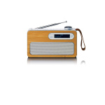 Lenco Bärbar DAB+ radio med Bluetooth® Miljövänlig bambu Lenco Bärbar DAB+ radio med Bluetooth® Miljövänlig bambu