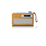Lenco Bärbar DAB+ radio med Bluetooth® Miljövänlig bambu Lenco Bärbar DAB+ radio med Bluetooth® Miljövänlig bambu