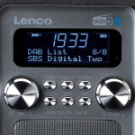 Lenco Bärbar DAB+ FM-radio med Bluetooth® och AUX-ingång, uppladdningsbart batteri Svart Lenco Bärbar DAB+ FM-radio med Bluetooth® och AUX-ingång, uppladdningsbart batteri Svart