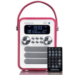 Lenco Bärbar DAB+ FM-radio med Bluetooth® och AUX-ingång, uppladdningsbart batteri Vit Lenco Bärbar DAB+ FM-radio med Bluetooth® och AUX-ingång, uppladdningsbart batteri Vit