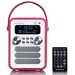 Lenco Bärbar DAB+ FM-radio med Bluetooth® och AUX-ingång, uppladdningsbart batteri Vit Lenco Bärbar DAB+ FM-radio med Bluetooth® och AUX-ingång, uppladdningsbart batteri Vit