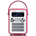 Lenco Bärbar DAB+ FM-radio med Bluetooth® och AUX-ingång, uppladdningsbart batteri Vit Lenco Bärbar DAB+ FM-radio med Bluetooth® och AUX-ingång, uppladdningsbart batteri Vit